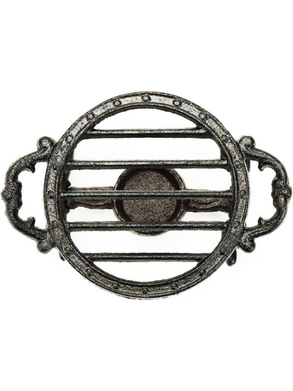 Heavy Duty Cast Iron Teapot Dish Warmer Stand | Decorative Tealight Warmer for